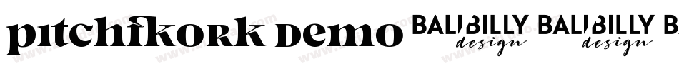 PITCHFORK Demo字体转换